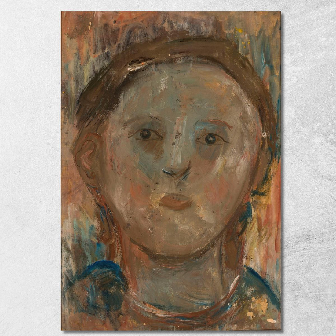 Testa Di Bambina Tadeusz Makowski tmk111 quadro stampato su tela Testa Di Bambina Tadeusz Makowski tmk111 quadro stampato su tela