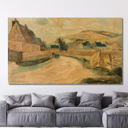 Villaggio Di Merey Tadeusz Makowski tmk121 quadro stampato su tela