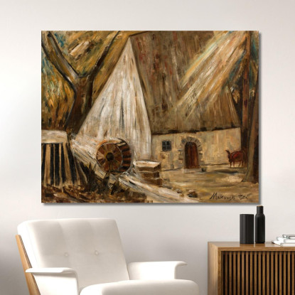 Mulino A Banay Tadeusz Makowski tmk123 quadro stampato su tela