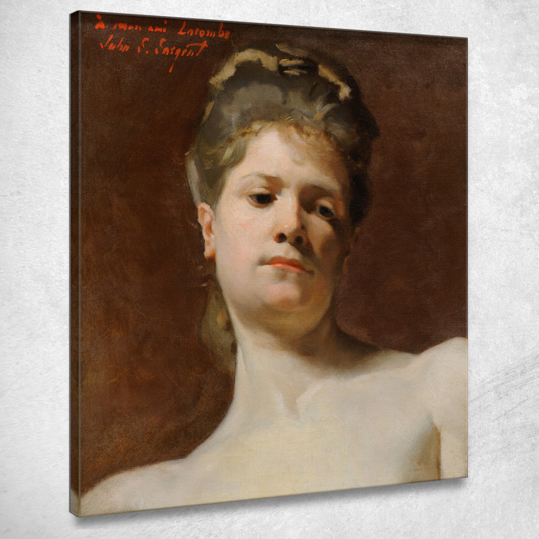 Modello Biondo John Singer Sargent jss23 quadro stampato su tela Modello Biondo John Singer Sargent jss23 quadro stampato su tela