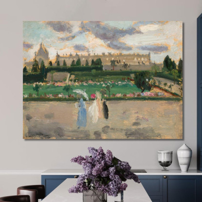 Paesaggio Urbano Esplanade Des Invalides Tadeusz Makowski tmk134 quadro stampato su tela