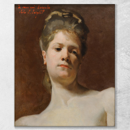 Modello Biondo John Singer Sargent jss23 quadro stampato su tela