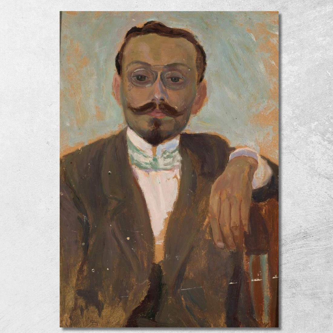 Ritratto Dello Scultore Bolesław Bałzukiewicz Tadeusz Makowski tmk146 quadro stampato su tela Ritratto Dello Scultore Bolesław Bałzukiewicz Tadeusz Makowski tmk146 quadro stampato su tela