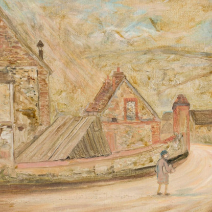 Strada Per Merey Tadeusz Makowski tmk157 quadro stampato su tela