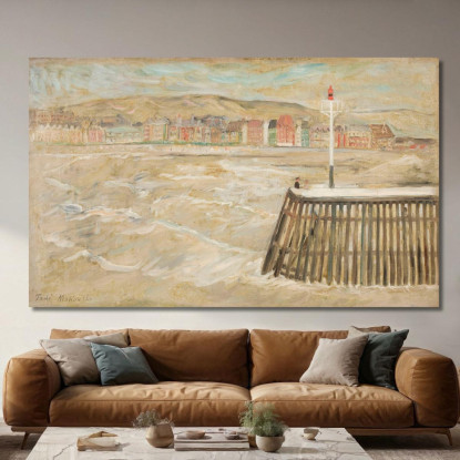 Vista Del Mare Tadeusz Makowski tmk195 quadro stampato su tela