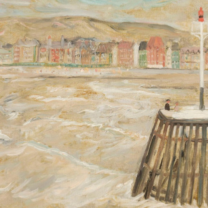 Vista Del Mare Tadeusz Makowski tmk195 quadro stampato su tela
