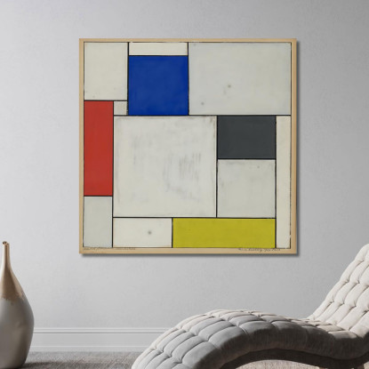 Composizione Xxii Theo van Doesburg tvd1 quadro stampato su tela