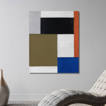 Composizione 2 Theo van Doesburg tvd4 quadro stampato su tela