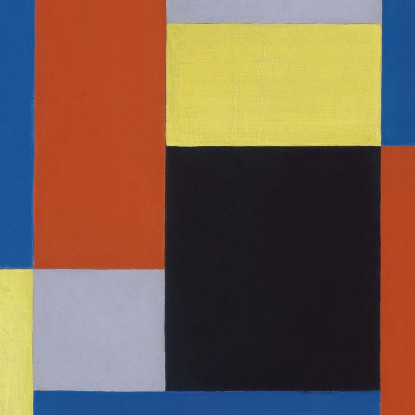Composizione Xx Theo van Doesburg tvd11 quadro stampato su tela