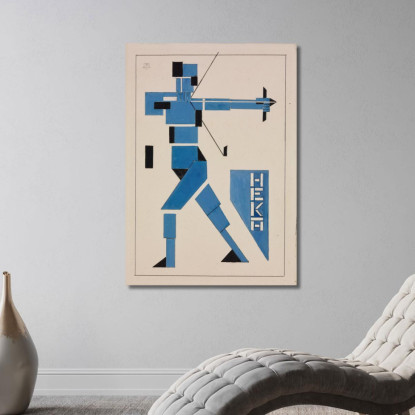Progetto Per Poster Theo van Doesburg tvd14 quadro stampato su tela