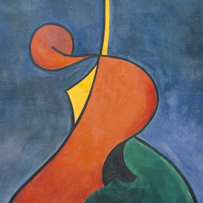 Movimento Eroico Theo van Doesburg tvd17 quadro stampato su tela