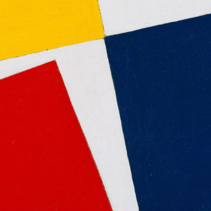 Contro-Composizione Simultanea Theo van Doesburg tvd18 quadro stampato su tela