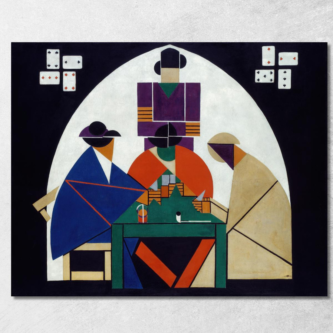 I Giocatori Di Carte Theo van Doesburg tvd22 quadro stampato su tela I Giocatori Di Carte Theo van Doesburg tvd22 quadro stampato su tela
