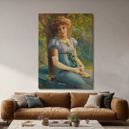 Uno Sguardo Dolce Emile Vernon evr1 quadro stampato su tela