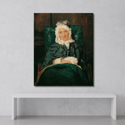 Aloisia Eltz In Poltrona Ferdinand Georg Waldmüller fgw3 quadro stampato su tela
