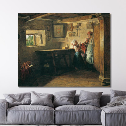 Il Vecchio Baule Ferdinand Georg Waldmüller fgw29 quadro stampato su tela
