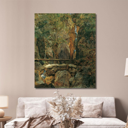 La Gola Del Rettenbach Presso Ischl Ferdinand Georg Waldmüller fgw42 quadro stampato su tela