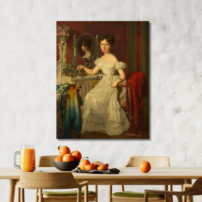 L'Attrice Elise Höfer Ferdinand Georg Waldmüller fgw46 quadro stampato su tela