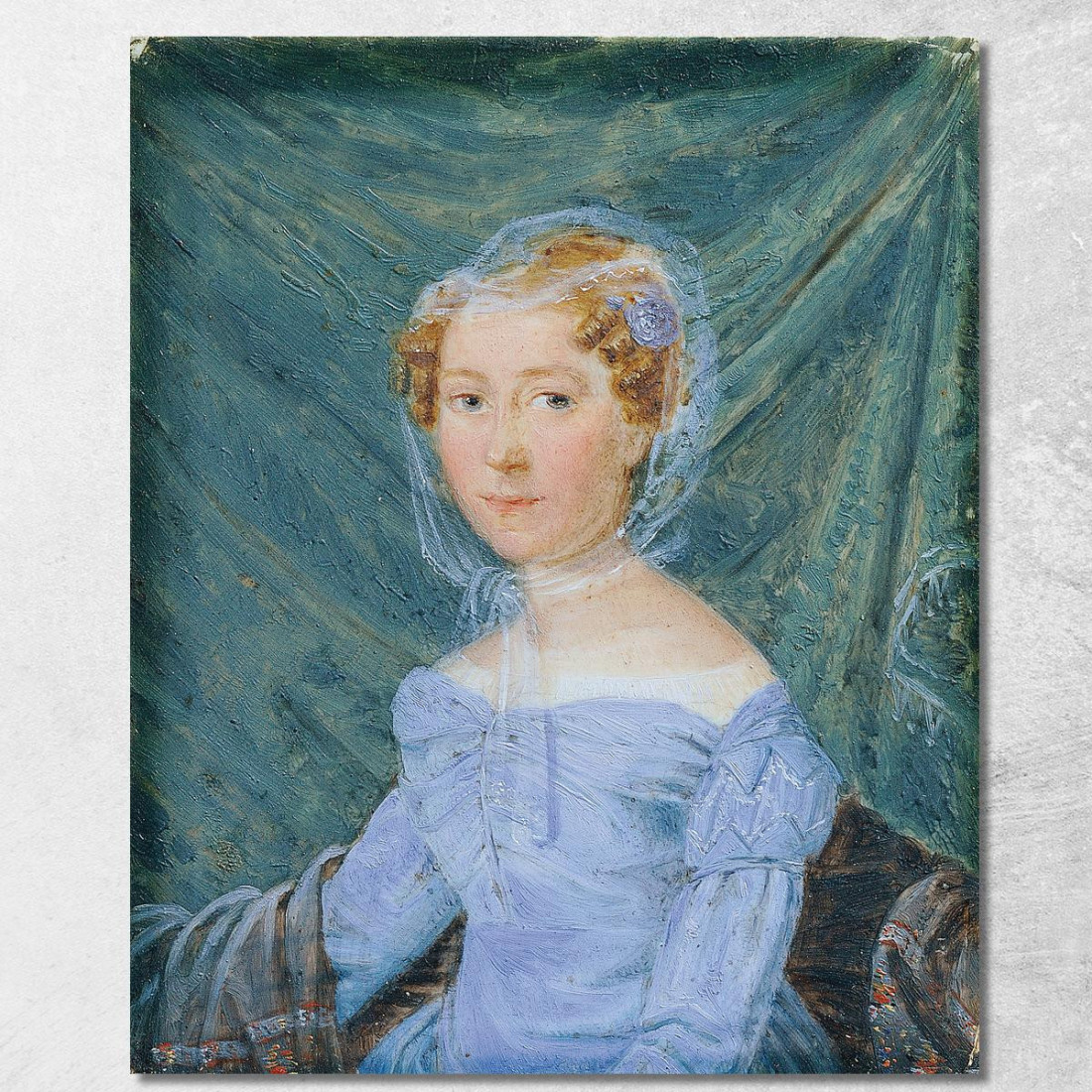 Signora Theresia Rupprecht Ferdinand Georg Waldmüller fgw57 quadro stampato su tela Signora Theresia Rupprecht Ferdinand Georg Waldmüller fgw57 quadro stampato su tela