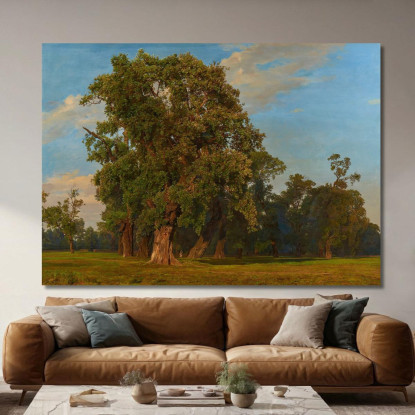 Grande Paesaggio Paterno Ferdinand Georg Waldmüller fgw62 quadro stampato su tela
