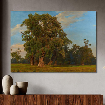 Grande Paesaggio Paterno Ferdinand Georg Waldmüller fgw62 quadro stampato su tela