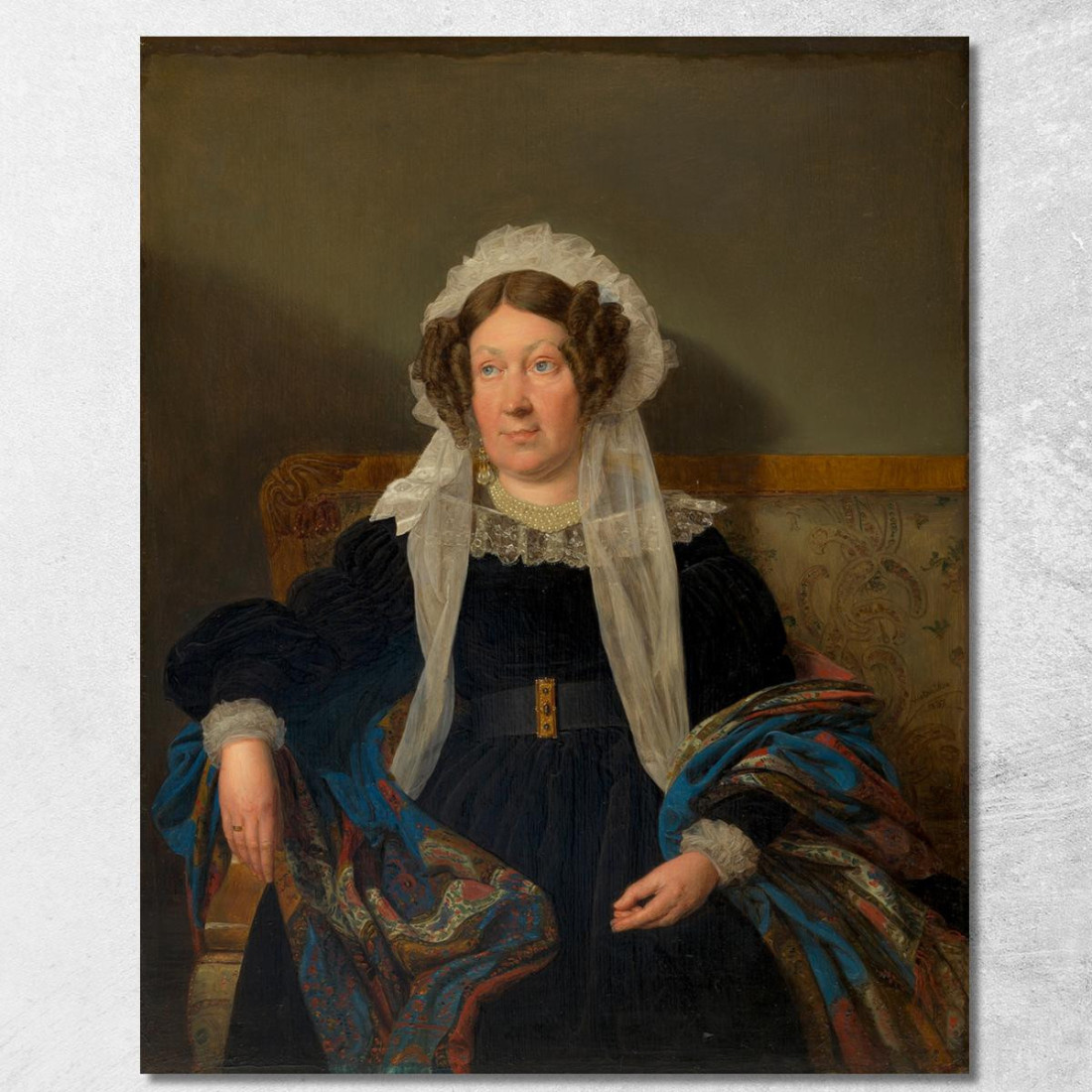 Josefine Schwartz Von Mohrenstern Nata Viscontessa Goupy De Quabeck Ferdinand Georg Waldmüller fgw69 quadro stampato su tela Josefine Schwartz Von Mohrenstern Nata Viscontessa Goupy De Quabeck Ferdinand Georg Waldmüller fgw69 quadro stampato su tela