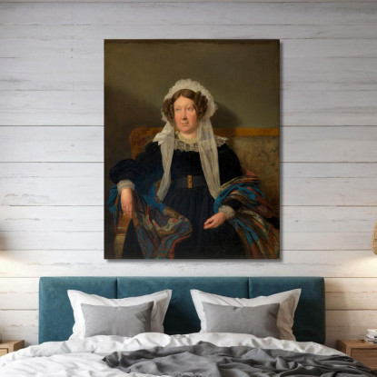 Josefine Schwartz Von Mohrenstern Nata Viscontessa Goupy De Quabeck Ferdinand Georg Waldmüller fgw69 quadro stampato su tela