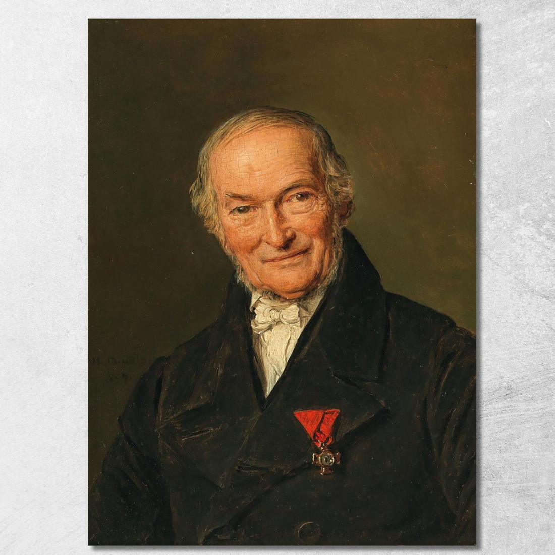 Ritratto Di Franz Benoit Ferdinand Georg Waldmüller fgw87 quadro stampato su tela Ritratto Di Franz Benoit Ferdinand Georg Waldmüller fgw87 quadro stampato su tela