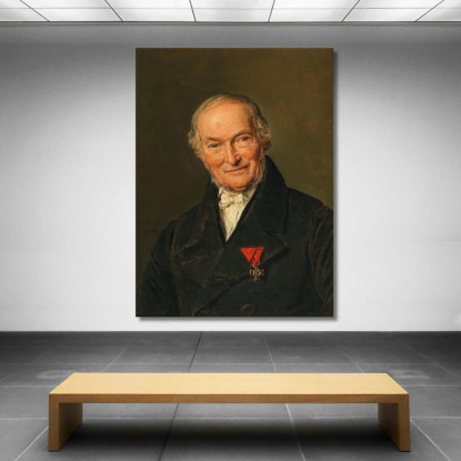 Ritratto Di Franz Benoit Ferdinand Georg Waldmüller fgw87 quadro stampato su tela