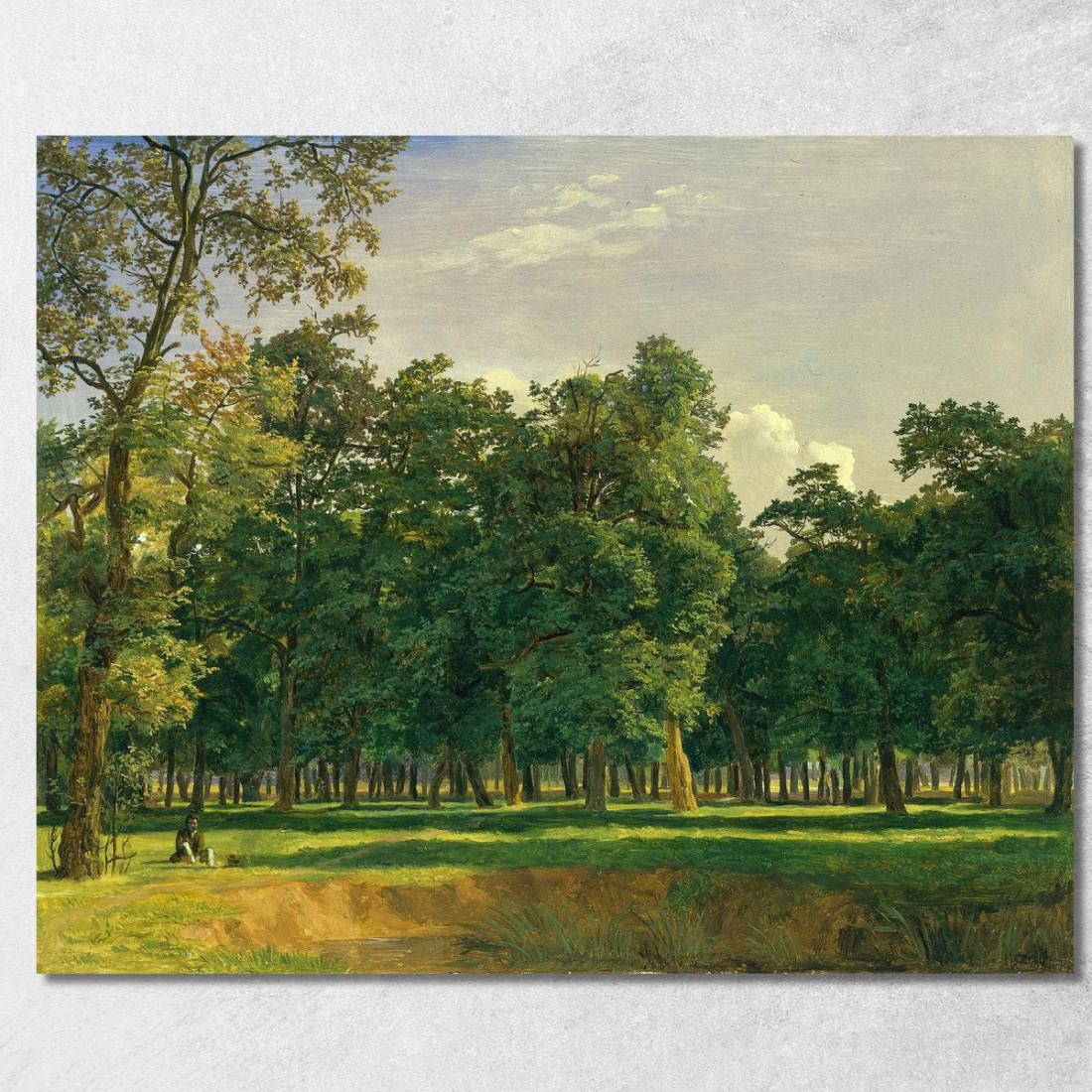 Paesaggio Del Prater Ferdinand Georg Waldmüller fgw91 quadro stampato su tela Paesaggio Del Prater Ferdinand Georg Waldmüller fgw91 quadro stampato su tela
