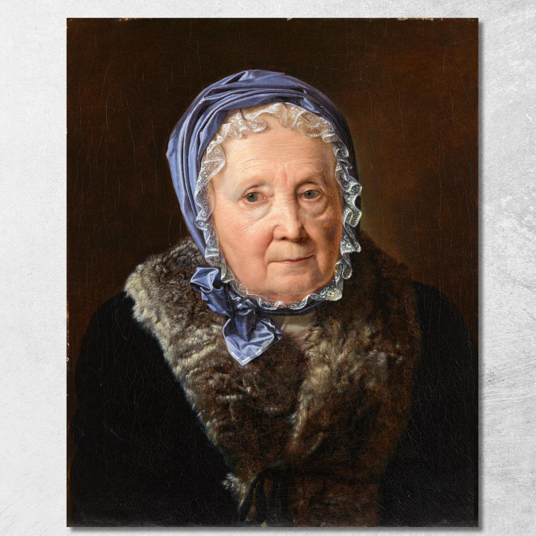 Rosina Wieser All'Età Di 83 Anni Ferdinand Georg Waldmüller fgw97 quadro stampato su tela Rosina Wieser All'Età Di 83 Anni Ferdinand Georg Waldmüller fgw97 quadro stampato su tela