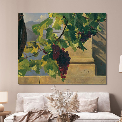 Grappolo D'Uva Ferdinand Georg Waldmüller fgw119 quadro stampato su tela