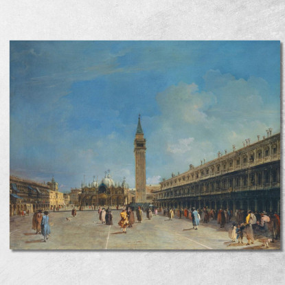 Piazza San Marco Francesco Guardi fgr16 quadro stampato su tela