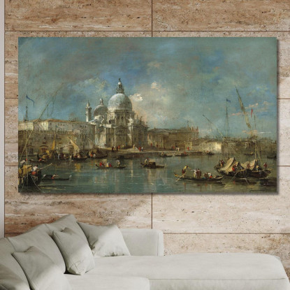 Santa Maria Della Salute Francesco Guardi fgr22 quadro stampato su tela