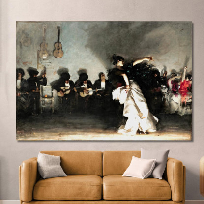Il Casino John Singer Sargent jss60 quadro stampato su tela