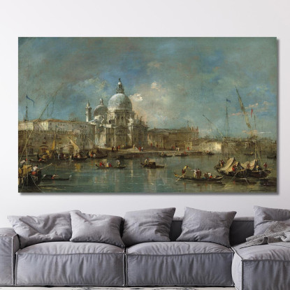 Santa Maria Della Salute Francesco Guardi fgr22 quadro stampato su tela