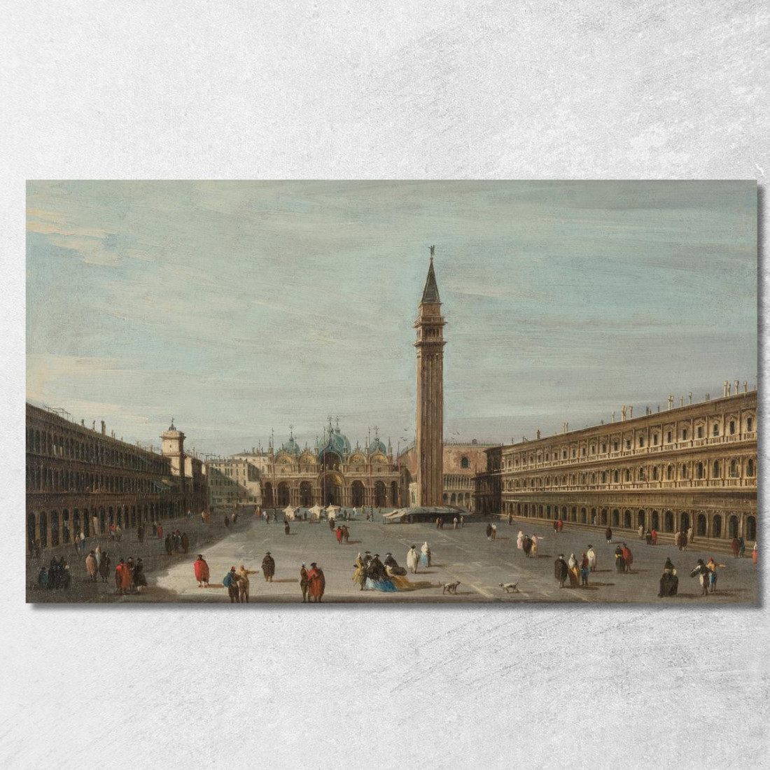 Piazza San Marco Venezia Vista Verso Est Francesco Guardi fgr32 quadro stampato su tela Piazza San Marco Venezia Vista Verso Est Francesco Guardi fgr32 quadro stampato su tela