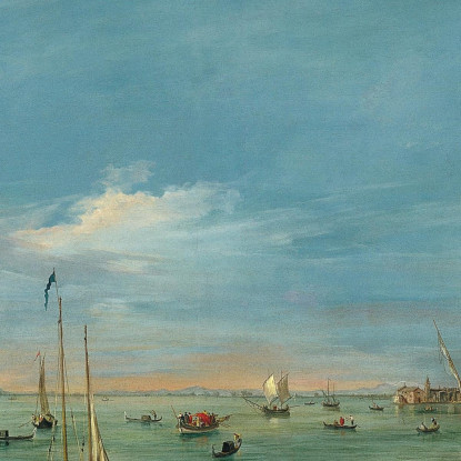 Veduta Del Canale Della Giudecca E Delle Zattere Francesco Guardi fgr50 quadro stampato su tela