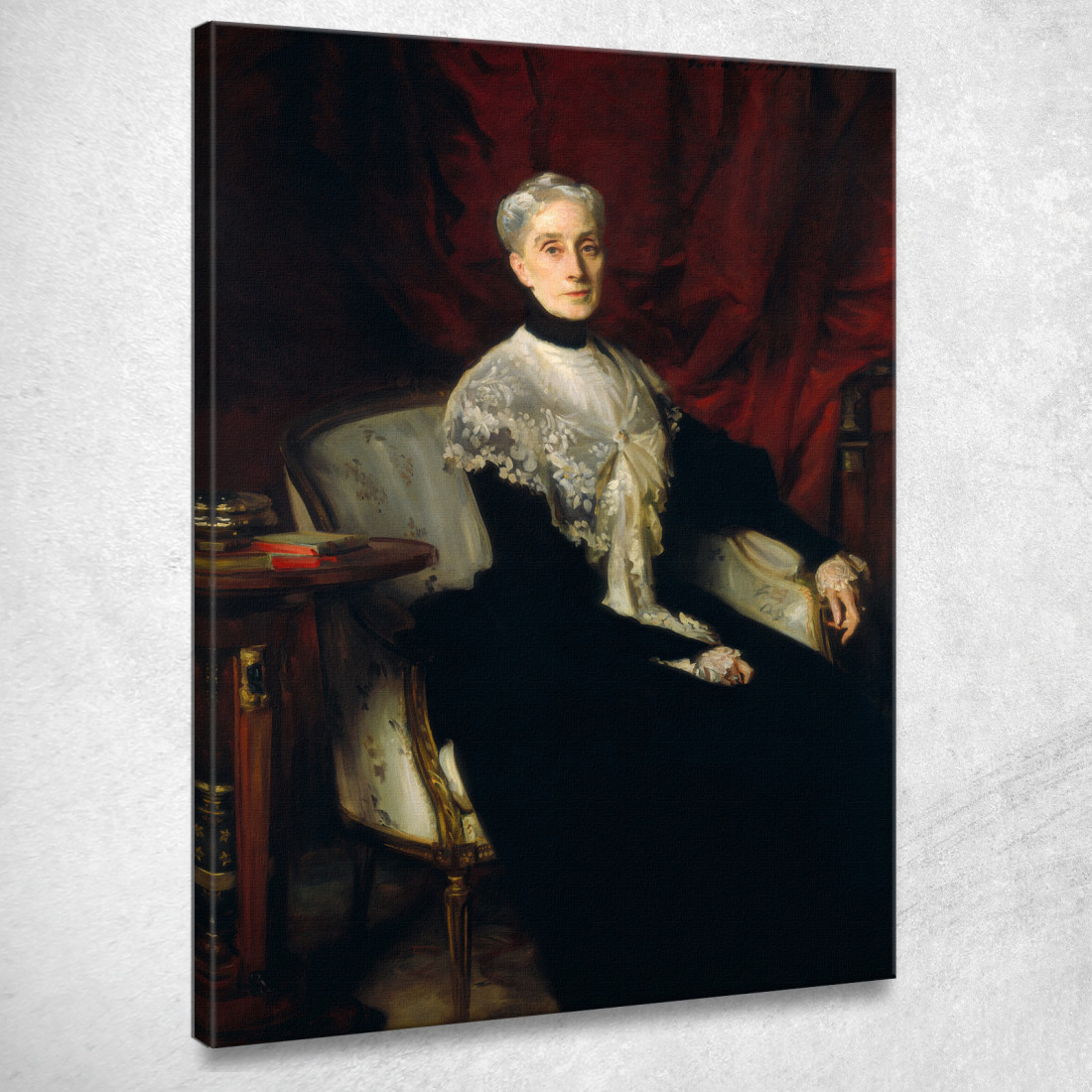 Ellen Peabody Endicott Sig.Ra William Crowninshield Endicott John Singer Sargent jss65 quadro stampato su tela Ellen Peabody Endicott Sig.Ra William Crowninshield Endicott John Singer Sargent jss65 quadro stampato su tela