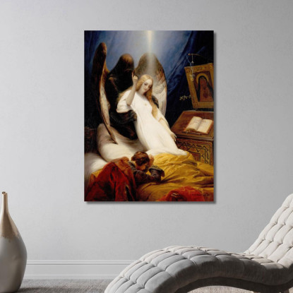 Angelo Della Morte Horace Vernet hvr6 quadro stampato su tela