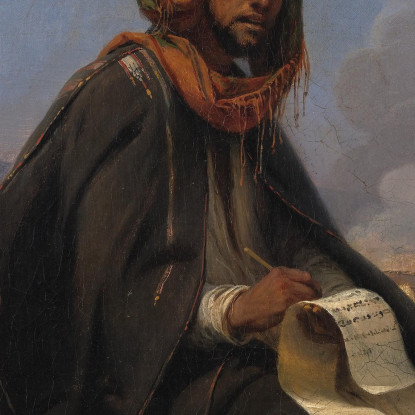 Geremia Sulle Rovine Di Gerusalemme Horace Vernet hvr17 quadro stampato su tela