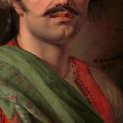 Ritratto Di Un Mamelucco (Presumibilmente Roustam Raza) Horace Vernet hvr25 quadro stampato su tela