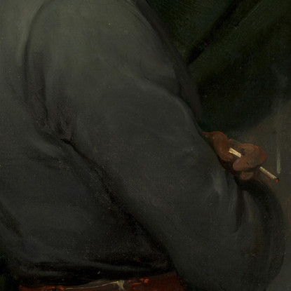 Autoritratto A Roma Horace Vernet hvr32 quadro stampato su tela