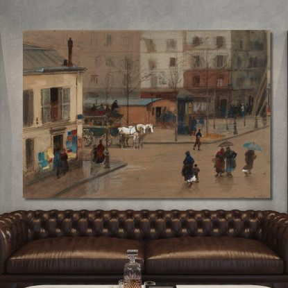 Incrocio 8 Febbraio 1871 Isidore Pils ipl6 quadro stampato su tela