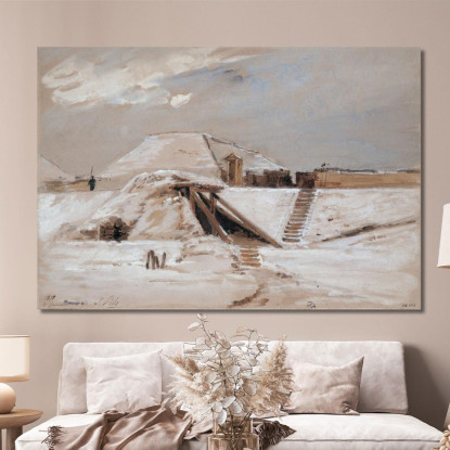 Forte Sotto La Neve Isidore Pils ipl8 quadro stampato su tela