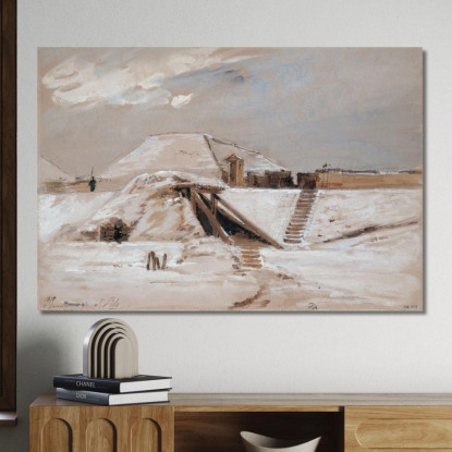 Forte Sotto La Neve Isidore Pils ipl8 quadro stampato su tela