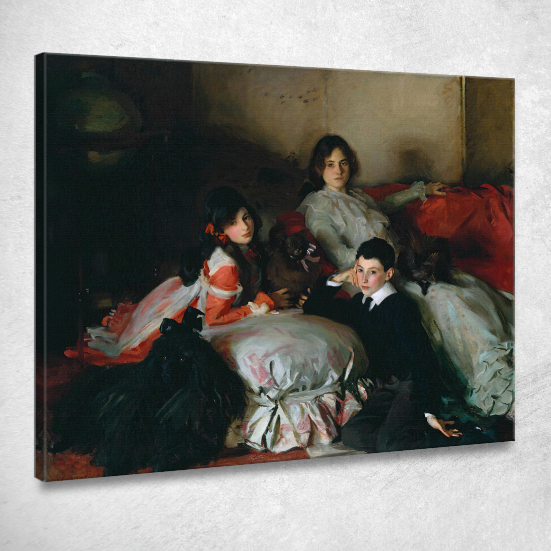Essie Ruby E Ferdinand Wertheimer John Singer Sargent jss72 quadro stampato su tela Essie Ruby E Ferdinand Wertheimer John Singer Sargent jss72 quadro stampato su tela
