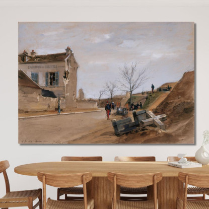 Le Point Du Jour Febbraio 1871 Isidore Pils ipl13 quadro stampato su tela