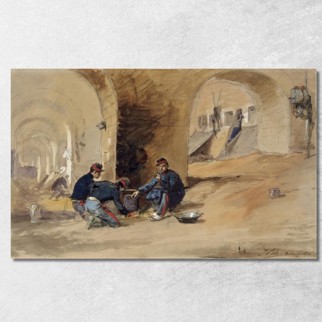 Mobili Sotto Il Viadotto Di Auteuil Isidore Pils ipl15 quadro stampato su tela Mobili Sotto Il Viadotto Di Auteuil Isidore Pils ipl15 quadro stampato su tela