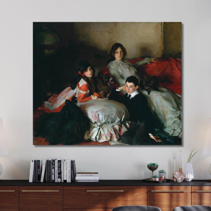 Essie Ruby E Ferdinand Wertheimer John Singer Sargent jss72 quadro stampato su tela